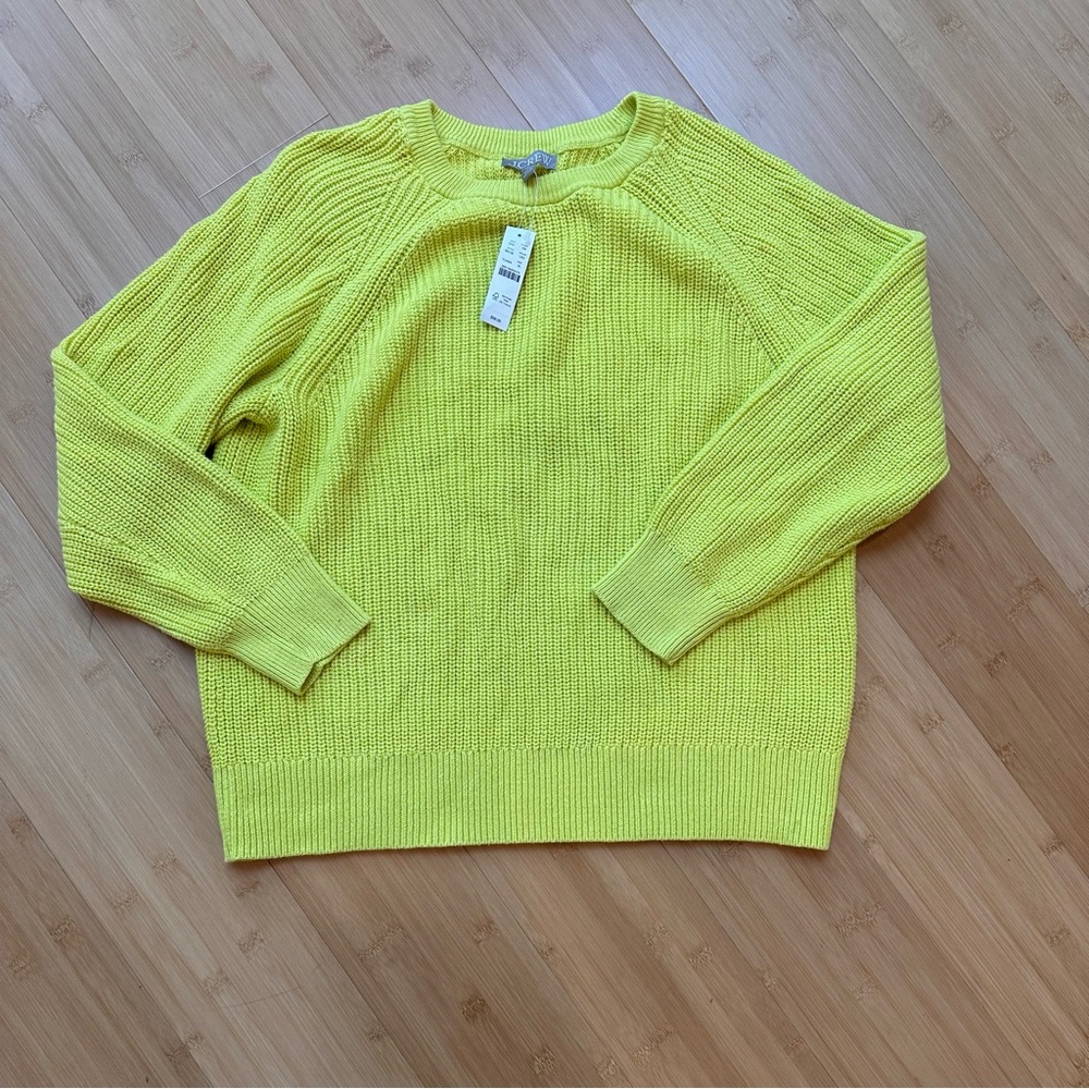 NWT Acid Yellow Sweater